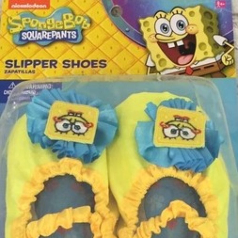 NWT - Bundle SpongeBob Slipper Shoes & Shrug - Picture 4 of 10